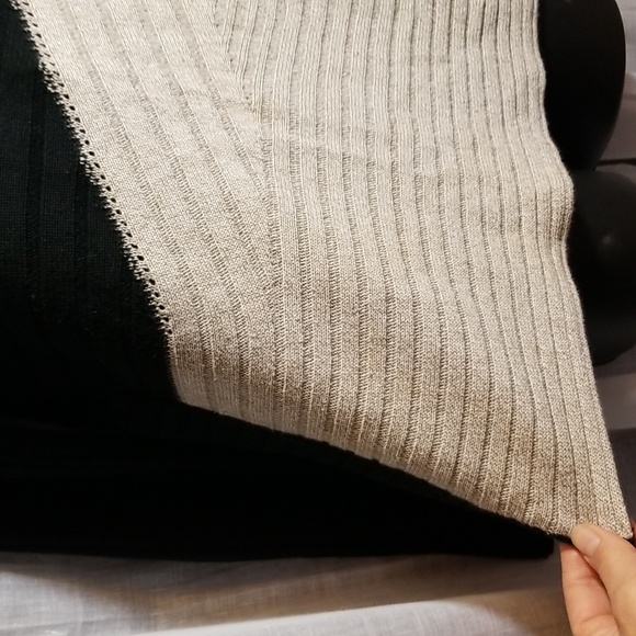 Sz L Assymetrical Cotton Sweater - Picture 5 of 7